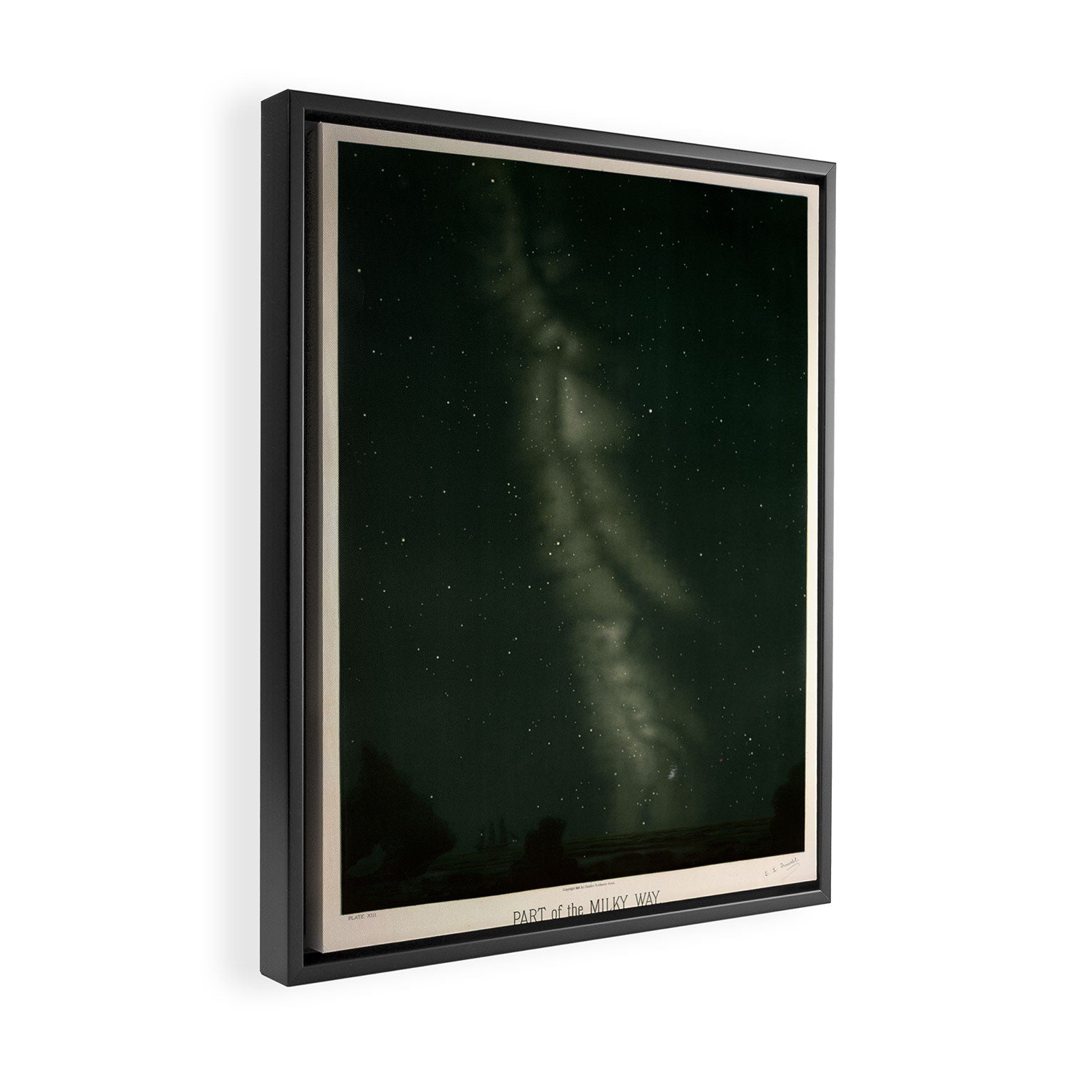 The Milky Way by Étienne Léopold Trouvelot (1874-1876) Framed Canvas Print Gallery Image 2