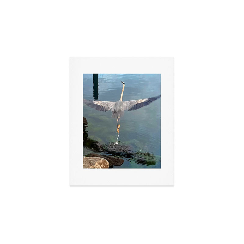 The Mystic (Great Blue Heron) Art Print Gallery Image 1