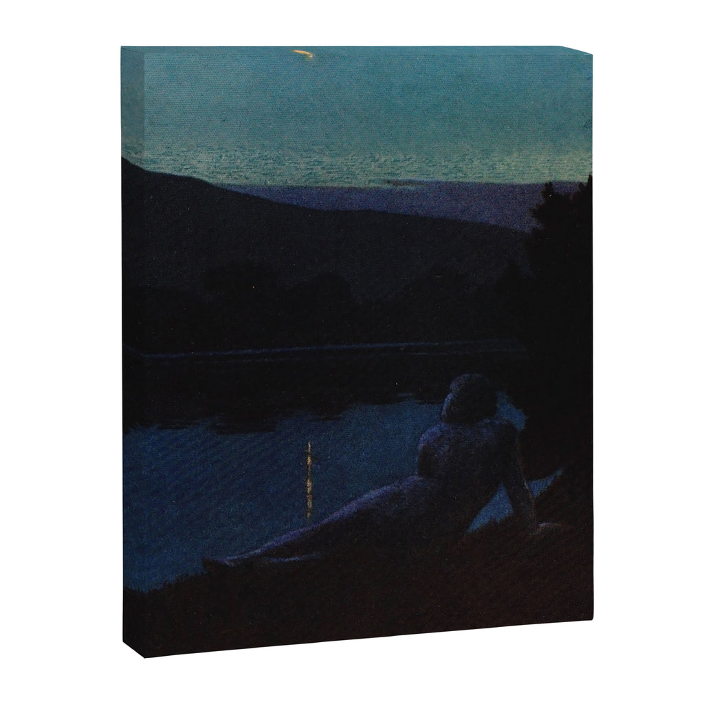 "The night follows along, with millions of suns, and sleep, and restoring darkness" (Margaret Cook) Canvas Print Gallery Image 6
