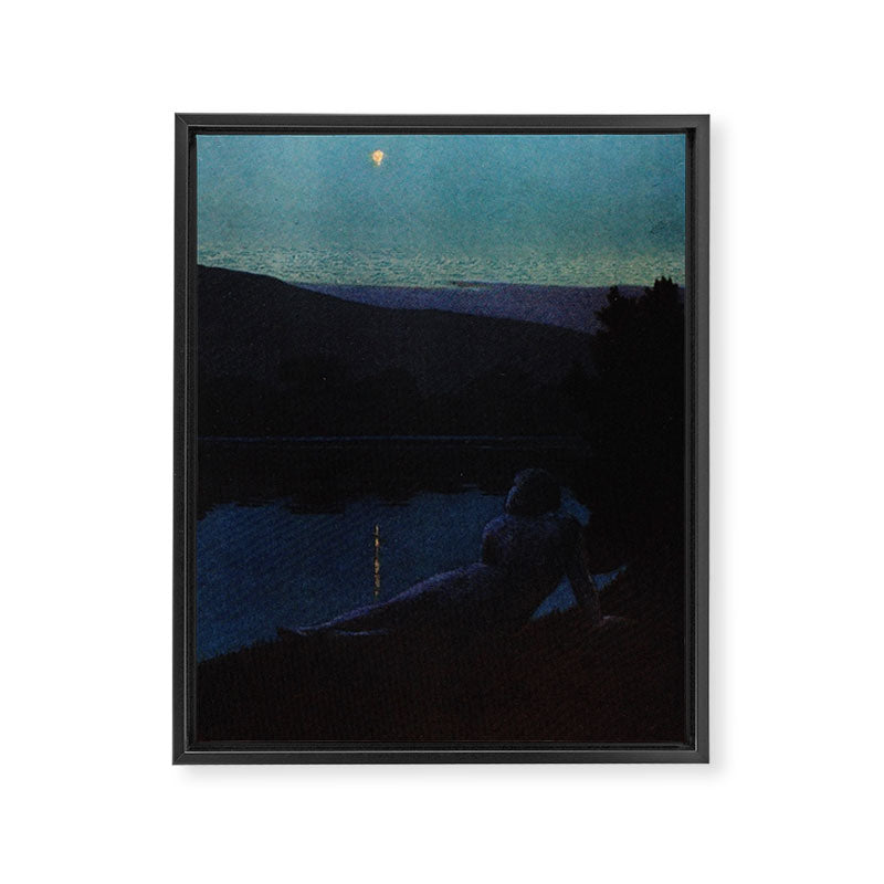 "The night follows along, with millions of suns, and sleep, and restoring darkness" (Margaret Cook) Framed Canvas Print Gallery Image 6