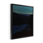 "The night follows along, with millions of suns, and sleep, and restoring darkness" (Margaret Cook) Framed Canvas Print Gallery Image 2
