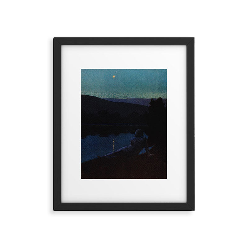 "The night follows along, with millions of suns, and sleep, and restoring darkness" (Margaret Cook) Framed Art Print Gallery Image 4