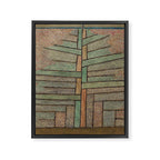 "The Pine Tree" by Paul Klee (1932) Framed Canvas Print Gallery Image 8