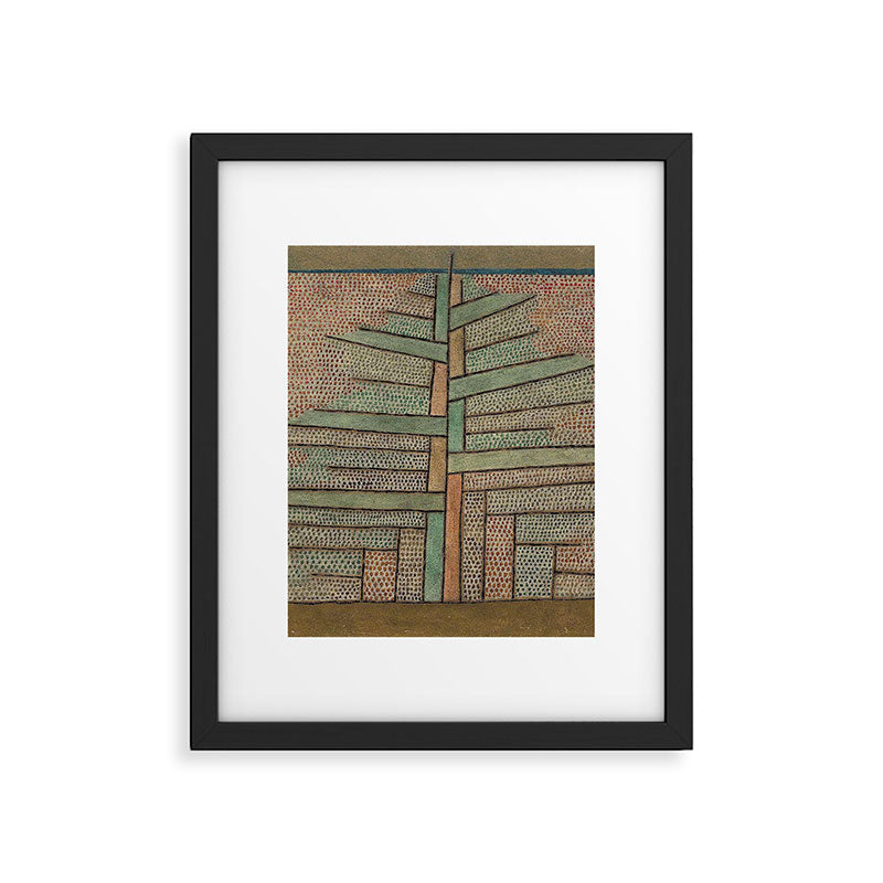 "The Pine Tree" by Paul Klee (1932) Framed Art Print Gallery Image 6