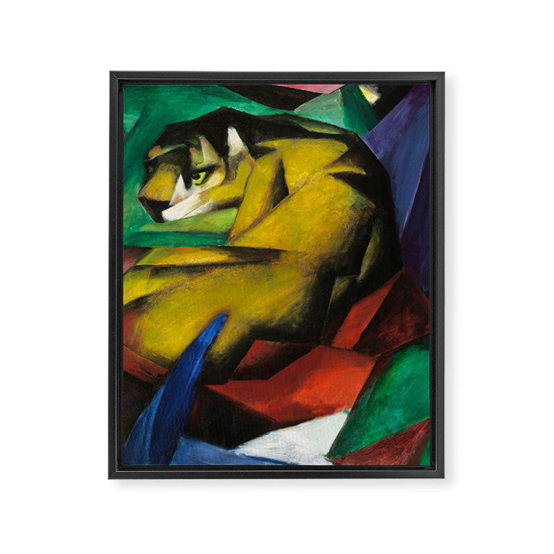 "The Tiger" by Franz Marc, 1912 Framed Canvas Print Gallery Image 8