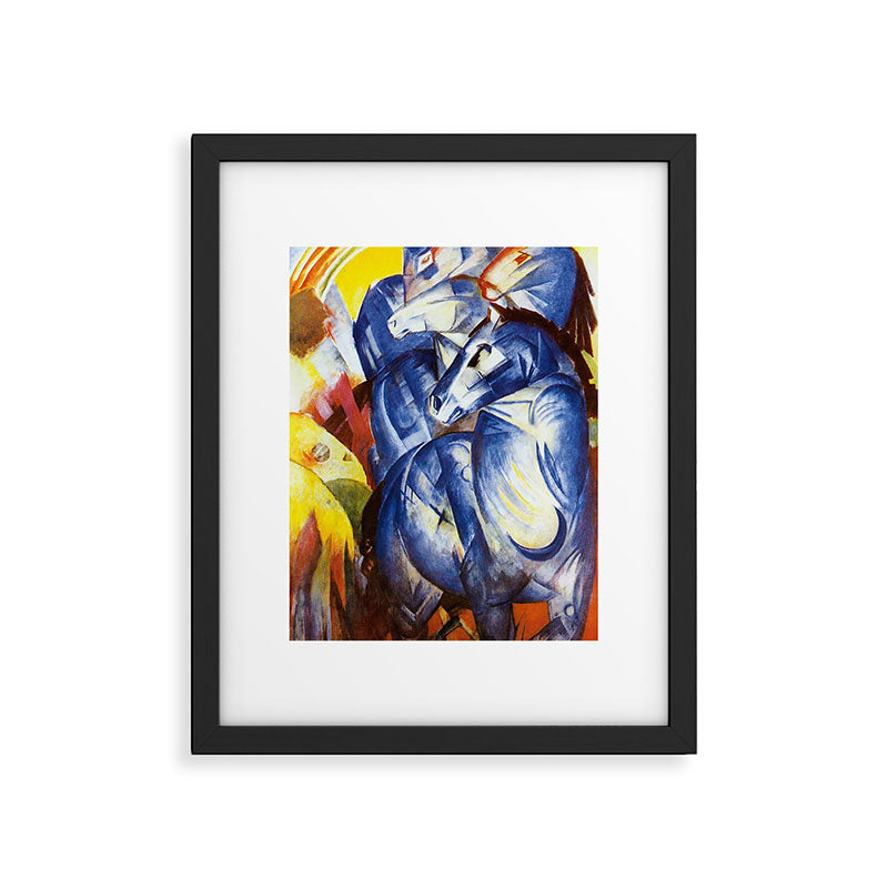 "The Tower of Blue Horses" by Franz Marc, 1913 Framed Art Print Gallery Image 5