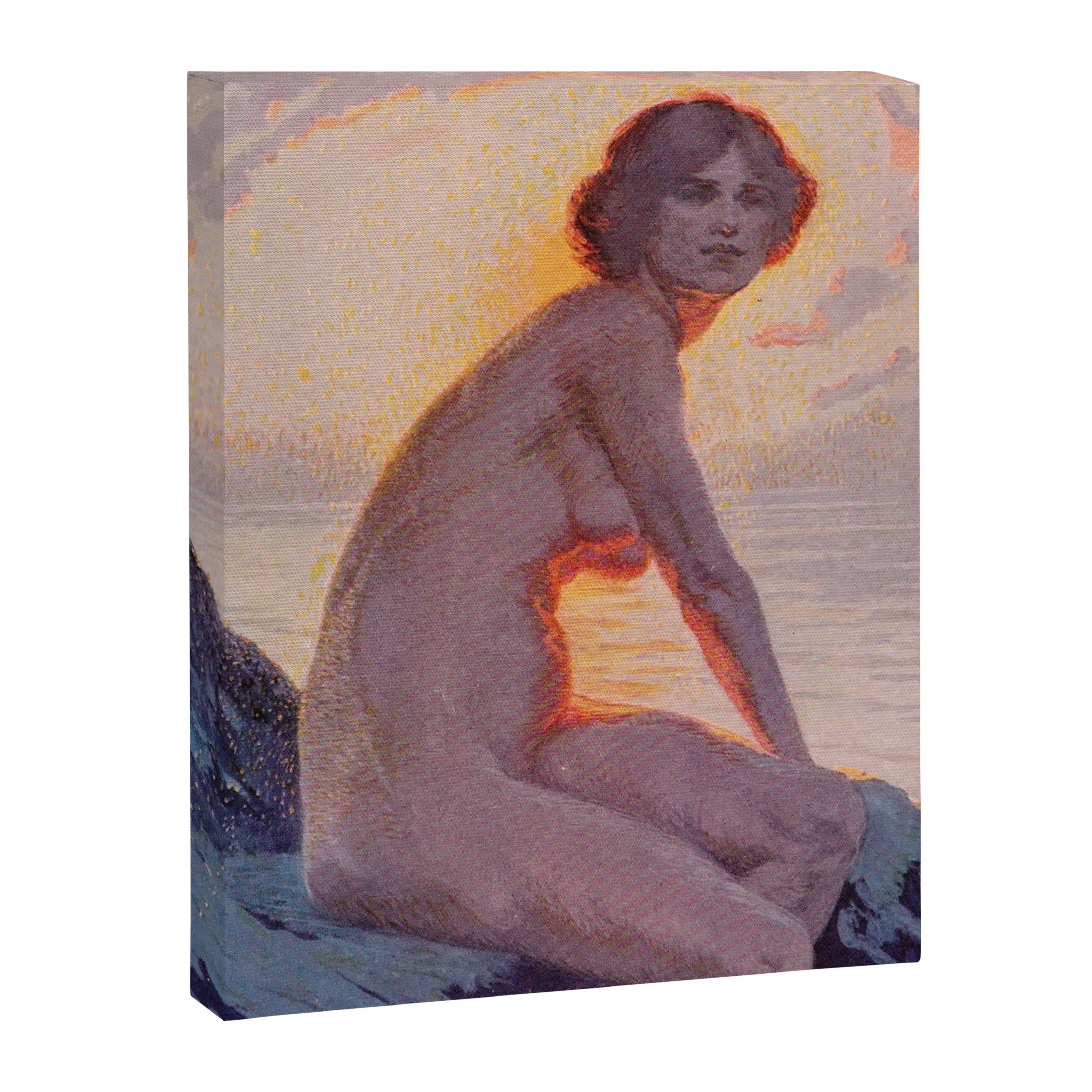 "They are calm, clear, well possess'd of themselves" (Margaret C. Cook, Leaves of Grass, 1913) Canvas Print Gallery Image 6