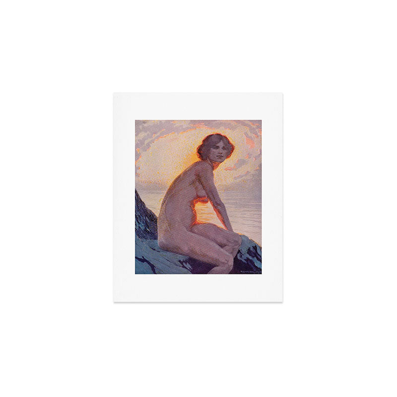 "They are calm, clear, well possess'd of themselves" (Margaret C. Cook, Leaves of Grass, 1913) Art Print Gallery Image 1