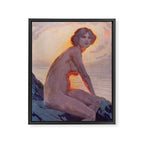 "They are calm, clear, well possess'd of themselves" (Margaret C. Cook, Leaves of Grass, 1913) Framed Canvas Print Gallery Image 6