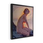 "They are calm, clear, well possess'd of themselves" (Margaret C. Cook, Leaves of Grass, 1913) Framed Canvas Print Gallery Image 2