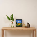 Thoughts of a Flower Framed Canvas Print Gallery Image 4