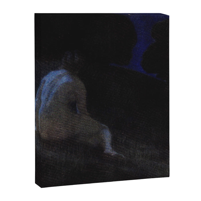 "Thoughts, silent thoughts, of Time and Space and Death" (Margaret C. Cook, Leaves of Grass, 1913) Canvas Print Gallery Image 1