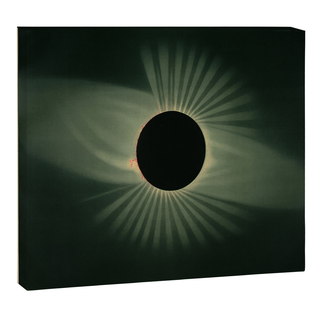 Total solar eclipse by Étienne Léopold Trouvelot (1878) Canvas Print Gallery Image 12