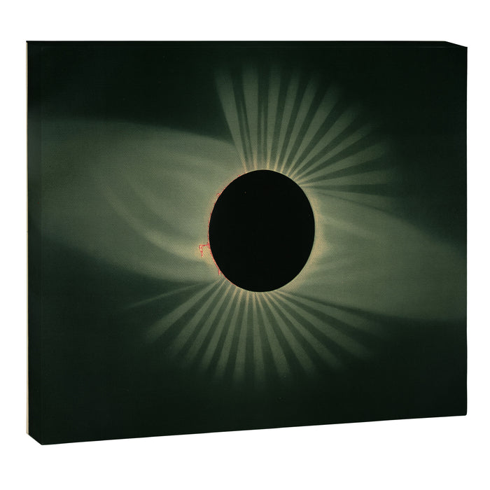 Total solar eclipse by Étienne Léopold Trouvelot (1878) Canvas Print Gallery Image 1