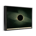 Total solar eclipse by Étienne Léopold Trouvelot (1878) Framed Canvas Print Gallery Image 2