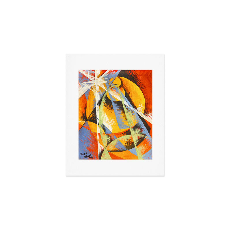 Transit of Mercury by Giacomo Balla, 1914 Art Print Gallery Image 1