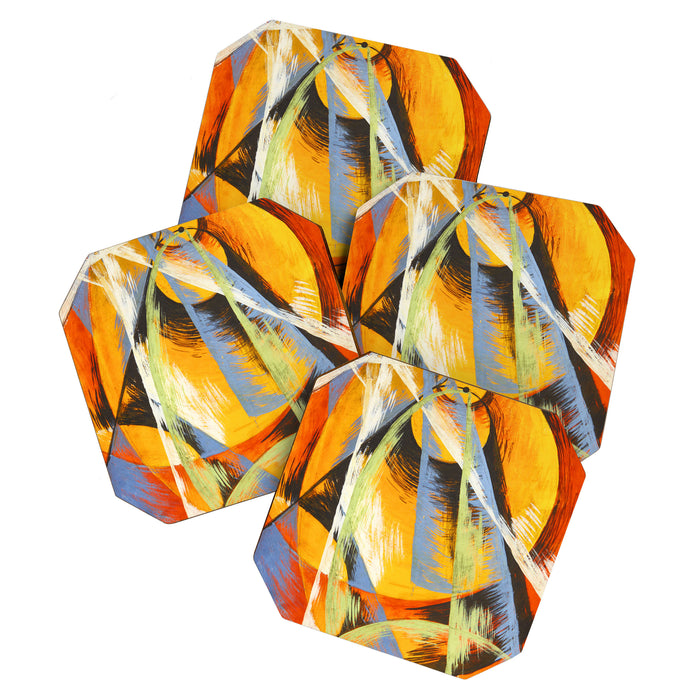 Transit of Mercury by Giacomo Balla, 1914 Coaster Gallery Image 1