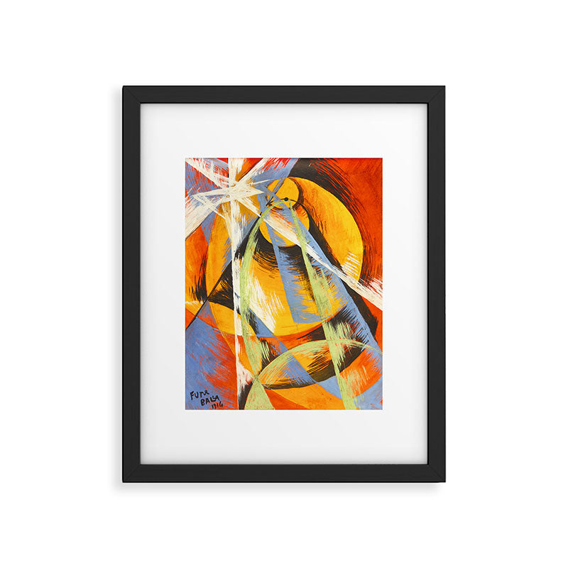 Transit of Mercury by Giacomo Balla, 1914 Framed Art Print Gallery Image 5
