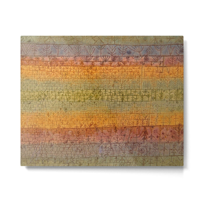 "Tree Nursery" by Paul Klee (1929) Metal Print Gallery Image 1