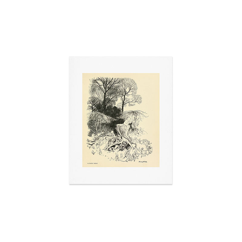 Trees by Arthur Rackham from "PeterPan in Kensington Gardens," 1906 Art Print Gallery Image 1