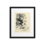 Trees by Arthur Rackham from "PeterPan in Kensington Gardens," 1906 Framed Art Print Gallery Image 4
