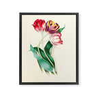 Tulips by Clarissa Munger Badger, "Floral Belles," 1866 (benefitting The Nature Conservancy) Framed Canvas Print Gallery Image 6