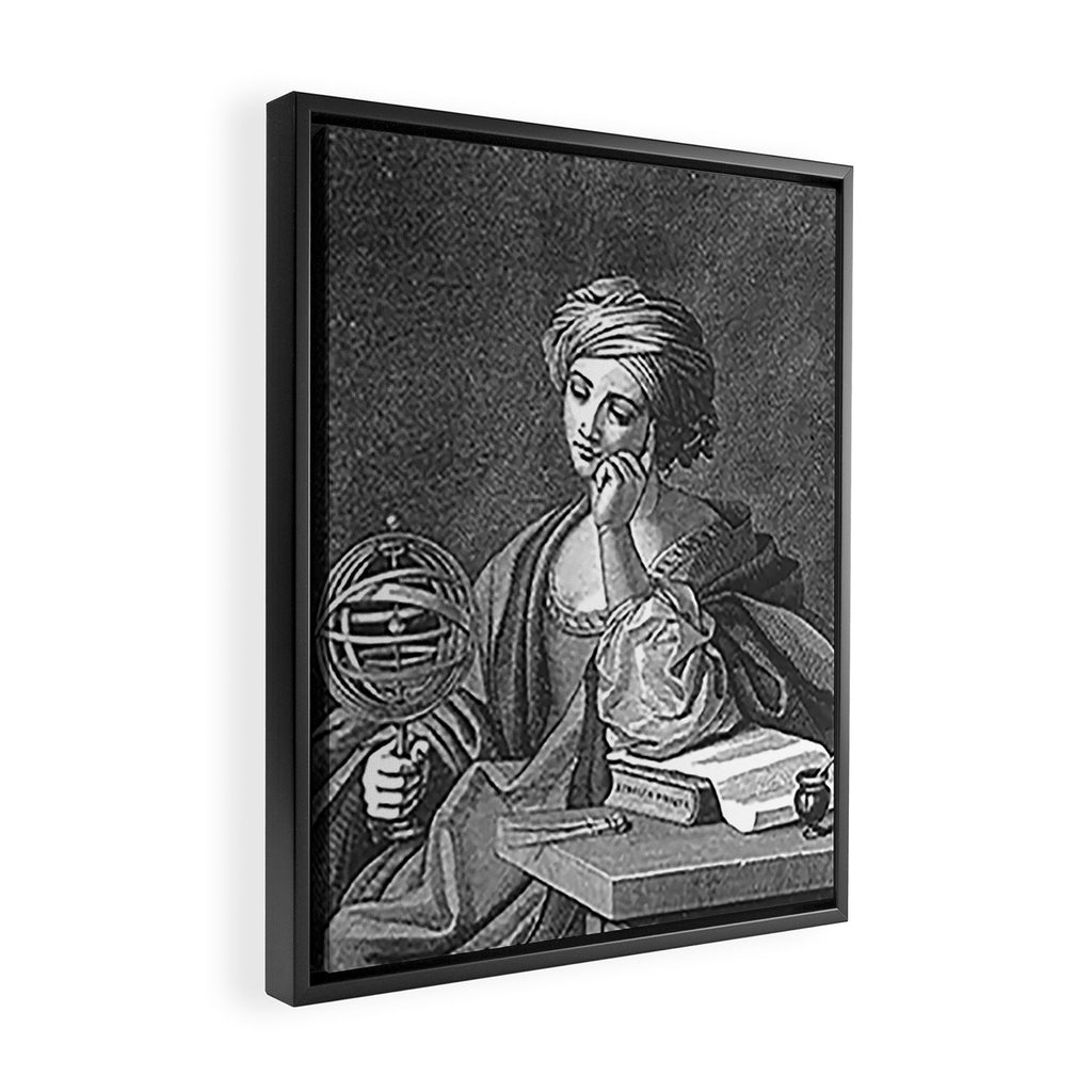 Urania, the muse of astronomy (anonymous Italian artist, 1885) Framed Canvas Print Gallery Image 2