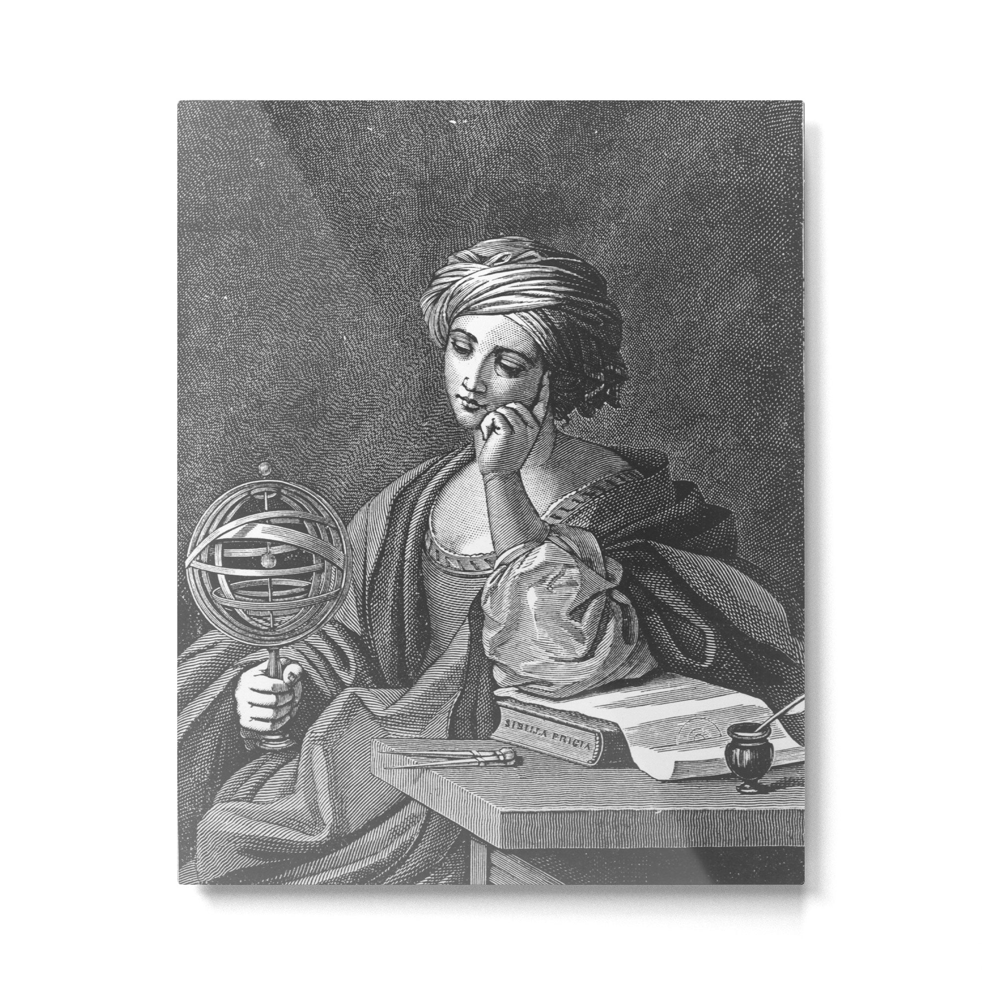 Urania, the muse of astronomy (anonymous Italian artist, 1885) Metal Print Gallery Image 4
