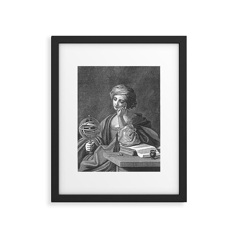 Urania, the muse of astronomy (anonymous Italian artist, 1885) Framed Art Print Gallery Image 5