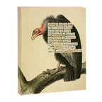 Vulture Divination from # An Almanac of Birds # Divinations for Uncertain Days Canvas Print Gallery Image 6