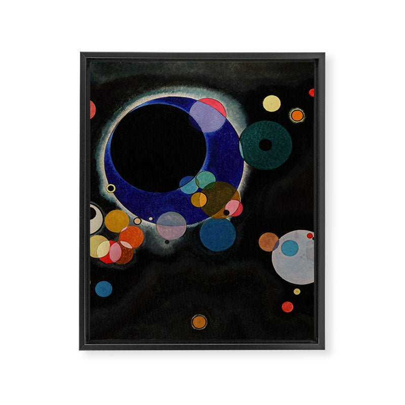 Wassily Kandinsky: Sketch for Several Circles, 1926 Framed Canvas Print Gallery Image 8