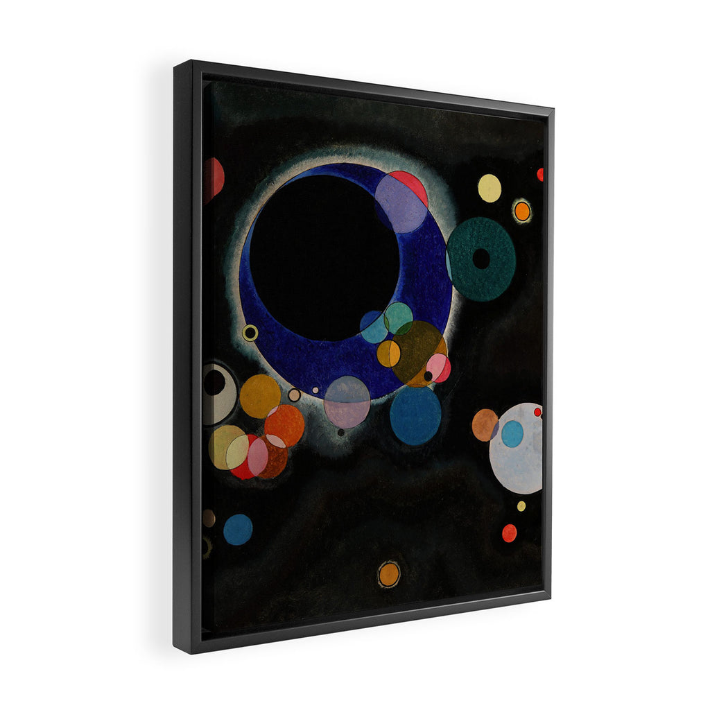 Wassily Kandinsky: Sketch for Several Circles, 1926 Framed Canvas Print Gallery Image 2