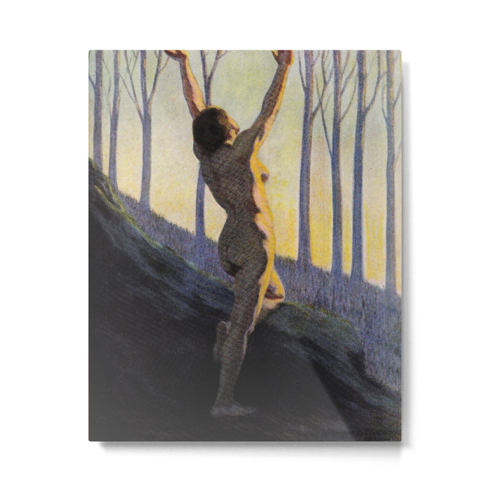 "We found our own, O my Soul, in the calm and cool of the daybreak" (Margaret C. Cook, 1913) Metal Print Gallery Image 1