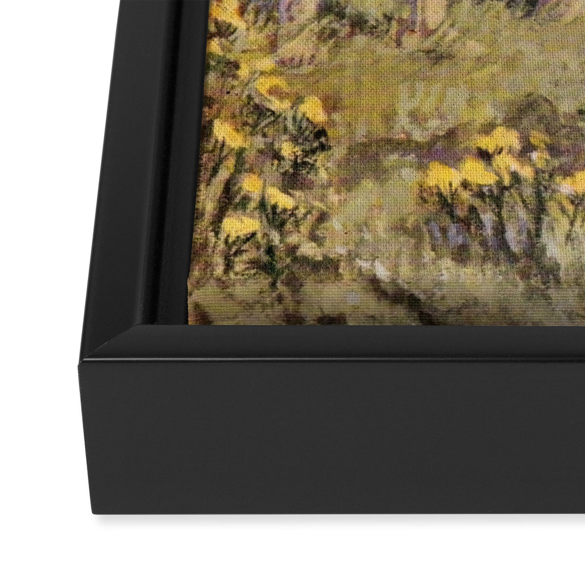 "Whose happiest days were far and away through fields, ... he and another wandering" (Margaret Cook) Framed Canvas Print Gallery Image 3