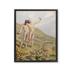 "Whose happiest days were far and away through fields, ... he and another wandering" (Margaret Cook) Framed Canvas Print Gallery Image 6