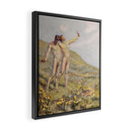 "Whose happiest days were far and away through fields, ... he and another wandering" (Margaret Cook) Framed Canvas Print Gallery Image 2