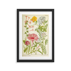 Wildflowers from "Rocky Mountain Flowers" (1914) by Edith Clements (benefitting The Nature Conservancy) Framed Art Print Gallery Image 2