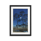 "Winter Moon at Toyamagahara" by Hasui Kawase, 1931 Framed Art Print Gallery Image 2