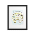 WisÃÂawa Szymborska's "Utopia" (Map by Maria Popova) Framed Art Print Gallery Image 5