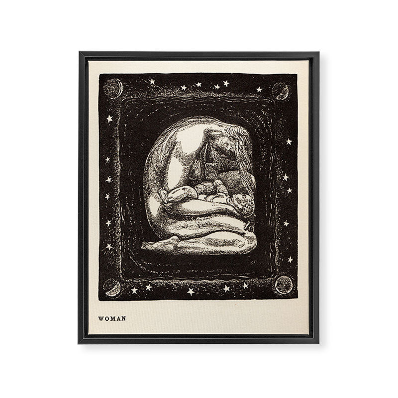 "Woman" by Rockwell Kent (1919) Framed Canvas Print Gallery Image 6