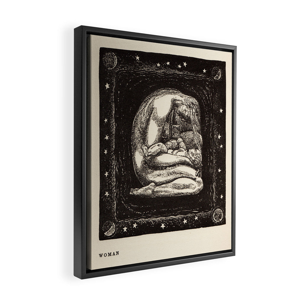 "Woman" by Rockwell Kent (1919) Framed Canvas Print Gallery Image 2