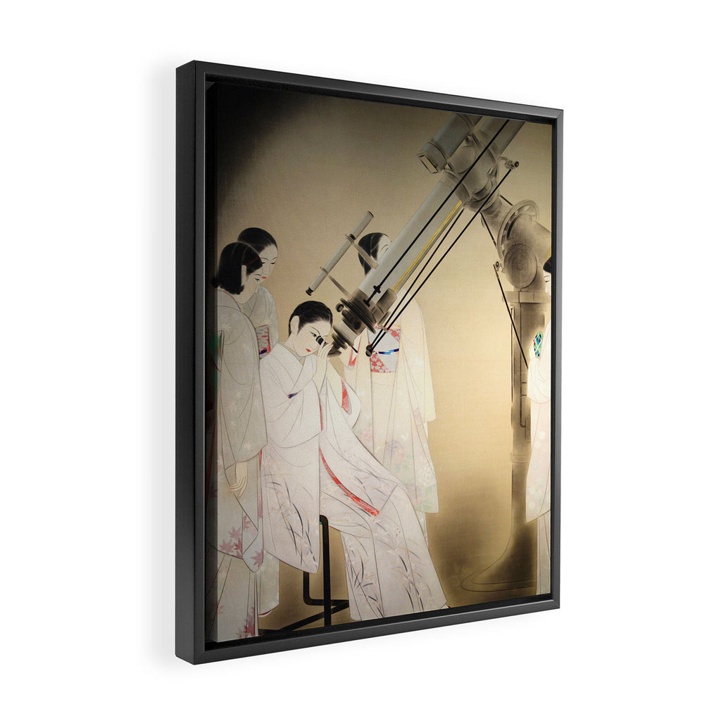 Women Watching Stars by Chou Ota # 1936 Framed Canvas Print Gallery Image 2