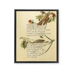 Wood Thrush Divination from # An Almanac of Birds # Divinations for Uncertain Days Art Print Framed Canvas Print Gallery Image 6