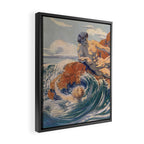 "You sea!... I behold... your crooked inviting fingers" (Margaret C. Cook, Leaves of Grass, 1913) Framed Canvas Print Gallery Image 2