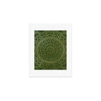 Mandala Royal - Green and Gold Art Print Gallery Image 1
