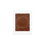 Mandala Royal - Red and Gold Art Print Gallery Image 1