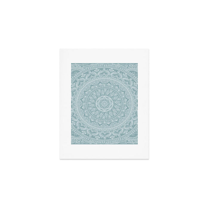 Mandala - Soft turquoise Art Print Gallery Image 1