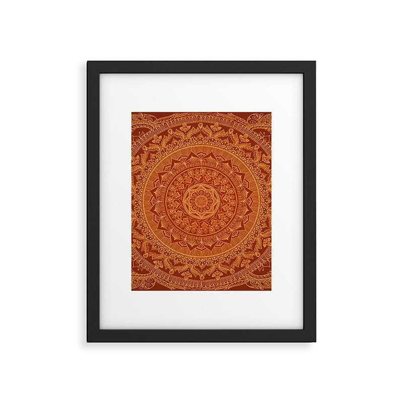 Mandala Spice Framed Art Print Gallery Image 6