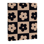 Bloom Check Tan Canvas Print Gallery Image 8