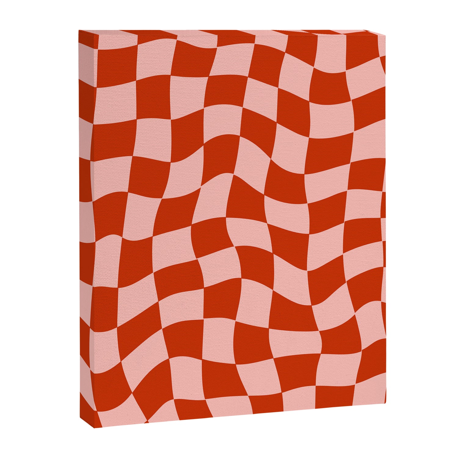 Play Checkers Blush Canvas Print Gallery Image 6